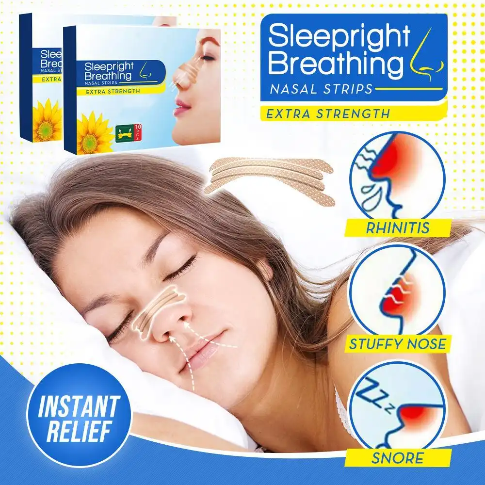 Sleepright Breathing Extra-Strength Nasal Strips,Breathing Extra-Strength Nasal Strips,Extra-Strength Nasal Strips,Strength Nasal Strips,Nasal Strips