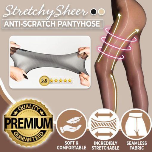 StretchySheer Anti-Scratch Pantyhose, Aneti-Scratch Pantyhose, Pantyhose