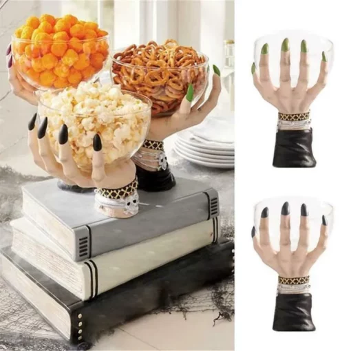 Snack Bowl, Candy Snack, Witch Hands, Witch Hands Candy Snack Bowl