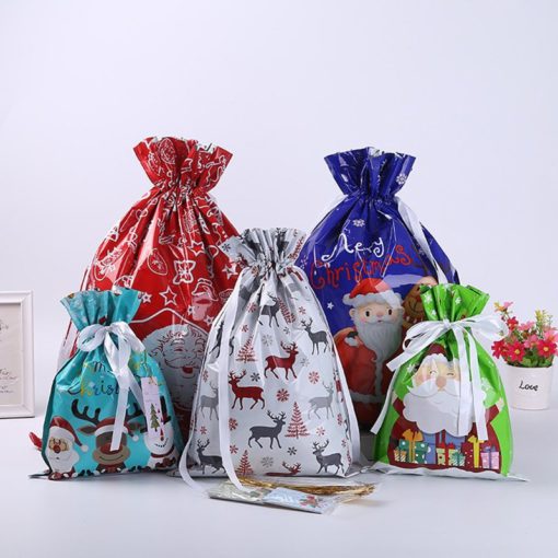 Bag nga Bag-ong Gibutang sa Pasko, Drawstring Gift Bag, Gift Bag Pack, Gift Bag, Bag Pack