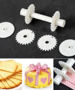 Rolling Cutter,Cutter Set,Fondant Ribbon,Fondant Ribbon Rolling Cutter Set