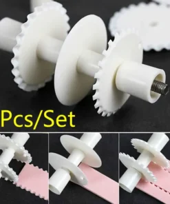 Rolling Cutter,Cutter Set,Fondant Ribbon,Fondant Ribbon Rolling Cutter Set