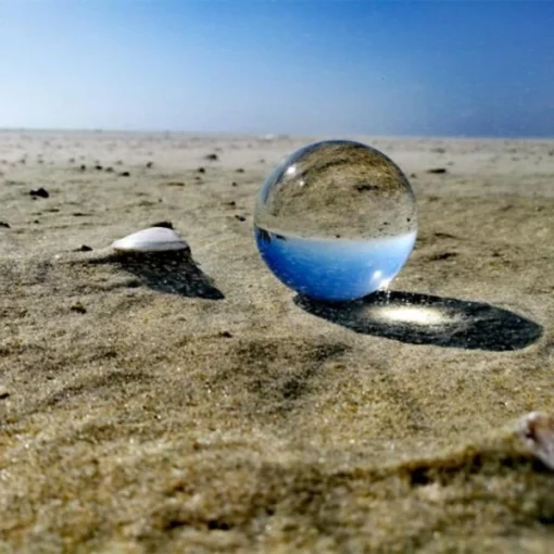 Esfera de Fotografia, Bola de Cristal, Bola de Cristal Esfera de Fotografia com Lente