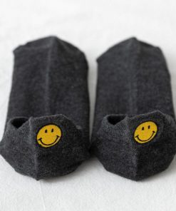 Heel Socks,Cute Smiling Heel Socks