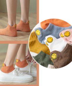 Heel Socks,Cute Smiling Heel Socks