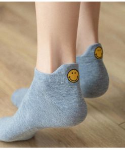 Heel Socks,Cute Smiling Heel Socks
