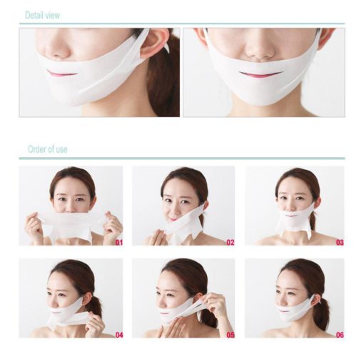 V-Line маска, двойна брадичка, двойно повдигане на брадичката, лифтинг лечение