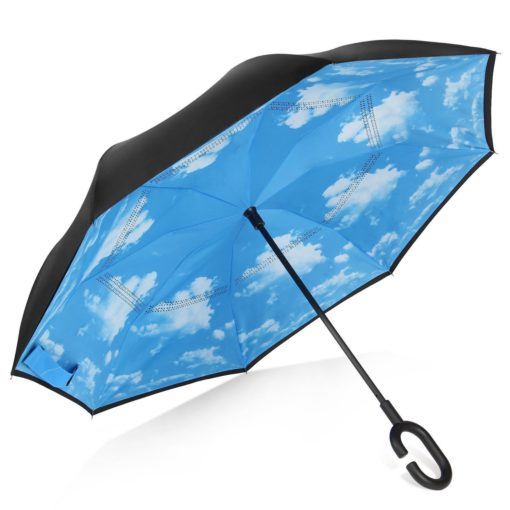 Обратен чадър, двуслоен