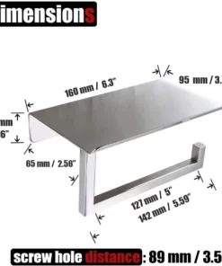 Toilet Paper Holder With Shelf,Toilet Paper Holder,Paper Holder