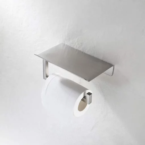 Cov Ntaub Ntawv Toilet With Shelf, Toilet Paper Holder, Paper Holder