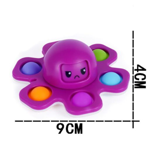 Octopus Change, Change Faces, Octopus Change Faces Spinn, fidget speelgoed, flip octopus