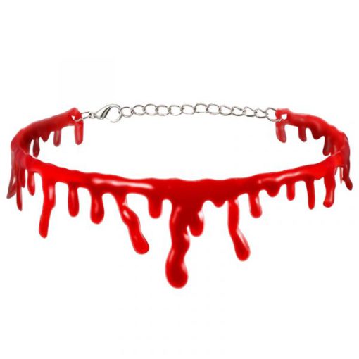 Halloween Blood Necklace, Blood Necklace, Halloween Blood, halloween