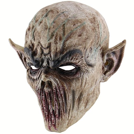 Biedējoša monstru maska, briesmīga biedējoša, biedējoša briesmonis, monstru maska, Helovīna briesmīgā biedējošā monstru maska