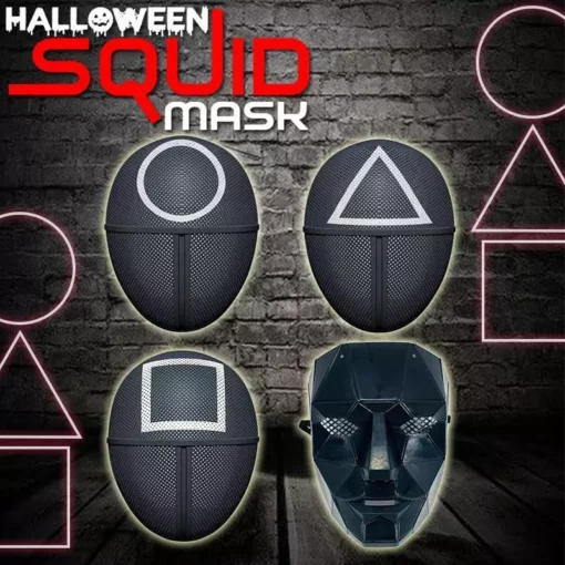 Squid Mask, Halloween Squid Mask, Halloween Squid