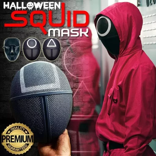 Squid Mask, Halloween Squid Mask, Halloween Squid