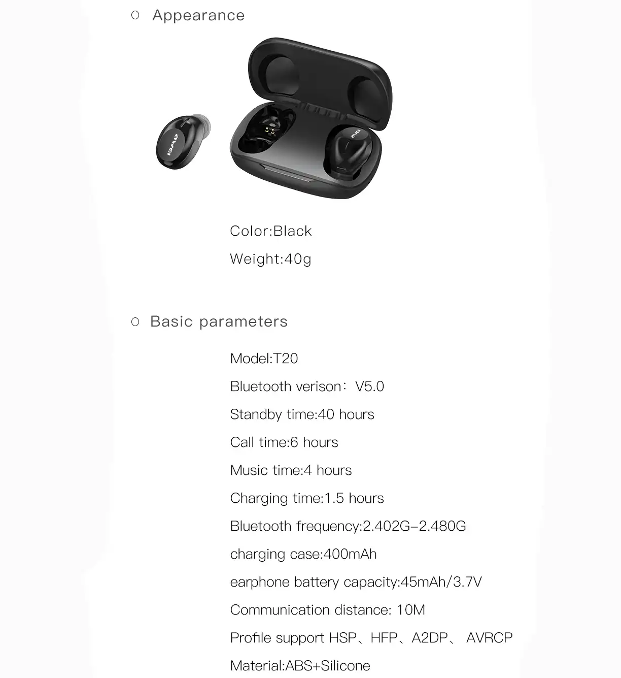 Wireless Bluetooth Earbuds,Bluetooth Earbuds,Wireless Bluetooth