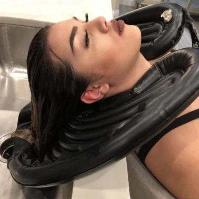 Shampoo Tray,Portable Shampoo Tray,Anti-Splash,Inflatable Anti-Splash & Portable Shampoo Tray