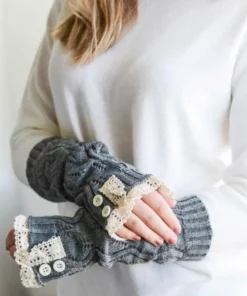 Knitted Fingerless Gloves,Fingerless Gloves
