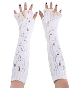 Knitted Fingerless Gloves,Fingerless Gloves