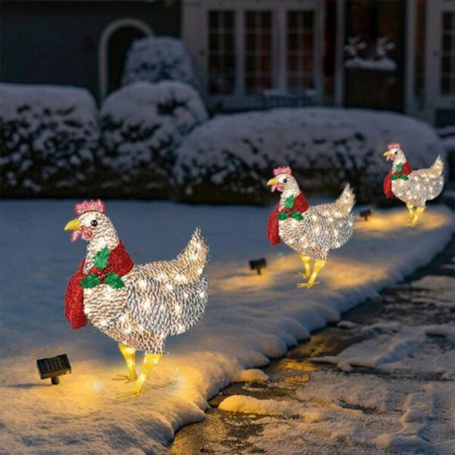 Light-Up Chicken, Light-Up Chicken na may Scarf, Chicken na may Scarf