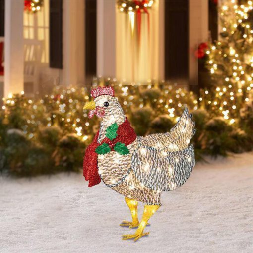 点灯鸡,带围巾的点灯鸡,带围巾的鸡