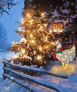 Light-Up Chicken,Light-Up Chicken with Scarf,Chicken with Scarf