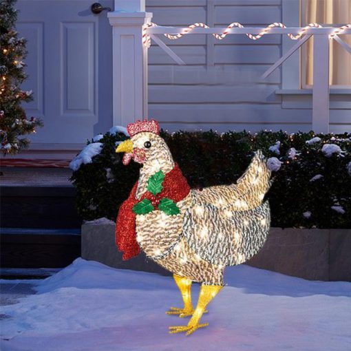 Light-Up kylling, Light-Up kylling med tørklæde, Kylling med tørklæde