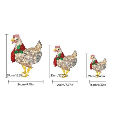 Light-Up Chicken,Light-Up Chicken with Scarf,Chicken with Scarf