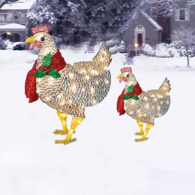 Light-Up Chicken,Light-Up Chicken with Scarf,Chicken with Scarf