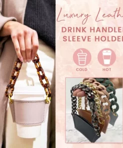 Luxury Leather Drinks Handled Sleeve Holder,Leather Drinks Handled Sleeve Holder,Drinks Handled Sleeve Holder,Sleeve Holder,Luxury Leather Drinks