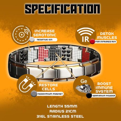 Bracelet Ultra Ion Magnetotherapy, Bracelet Ion, Bracelet Ultra Ion