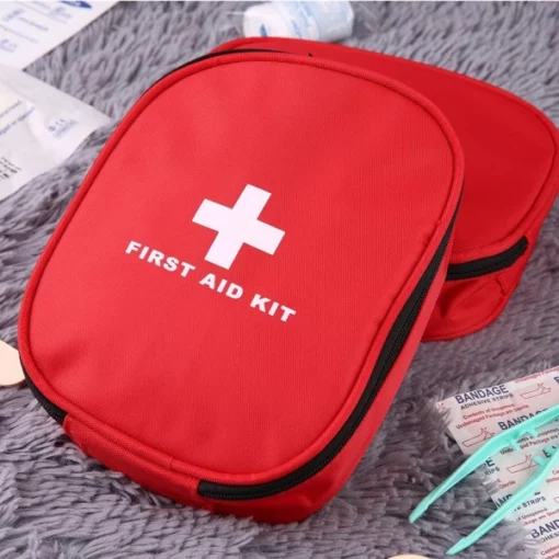 Førstehjælpskasse, førstehjælpskasse, æske til æske, mini -førstehjælpskasse