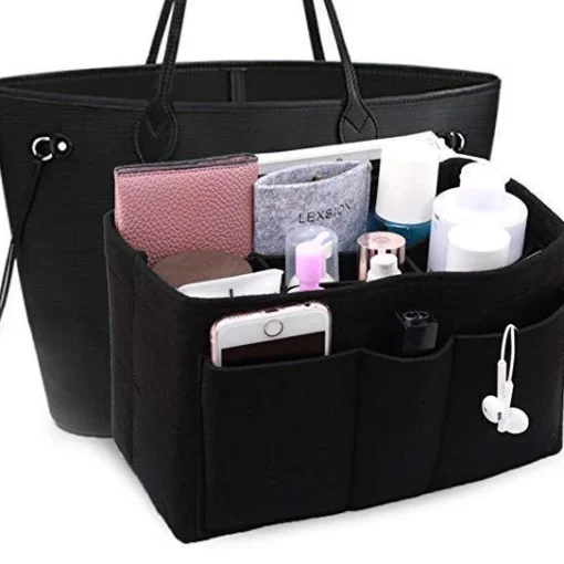 Handbag Organizer, Multi-Pocket Handbag, Multi-Pocket Handbag Organizer