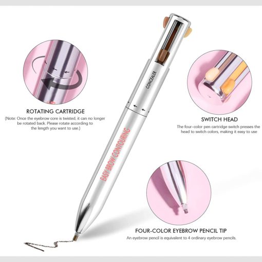 Rutrum Pen, Multifunctional Travel Makeup Pen, Travel Makeup
