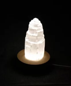 Selenite Lamp,Crystal Tower,Lamp For Bedroom