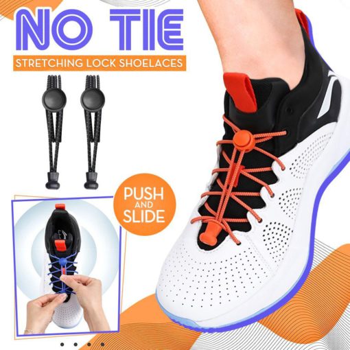 Tanpa Tie Stretching Lock Shoelaces, Lock Shoelaces, No Tie Stretching