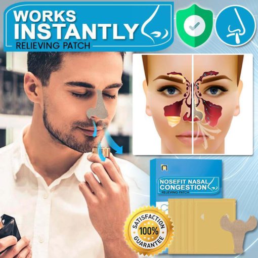 NoseFit Nasal Congestion Relieving Patch,Nasal Congestion Relieving Patch,Congestion Relieving Patch,Relieving Patch,Nasal Congestion Relieving