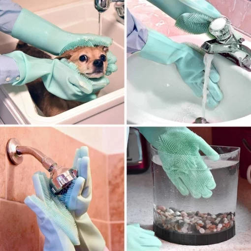 Γνήσια μαγικά γάντια πλυντηρίου πιάτων (χωρίς BPA), μαγικά γάντια πλυσίματος πιάτων, γάντια πλυντηρίου πιάτων