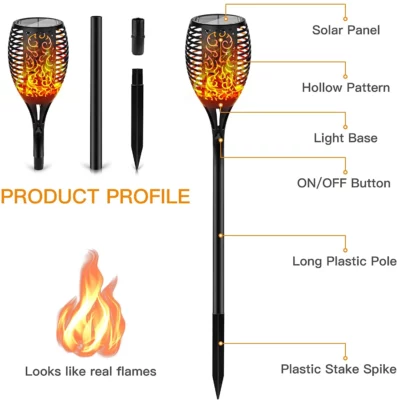 Solar Flame Torch,Outdoor Solar Flame,Solar Flame Torch Lights,Torch Lights