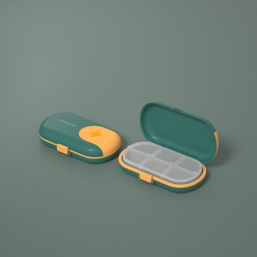 ခရီးသွား Pill Case, Pill Case, Travel Pill, Portable Travel