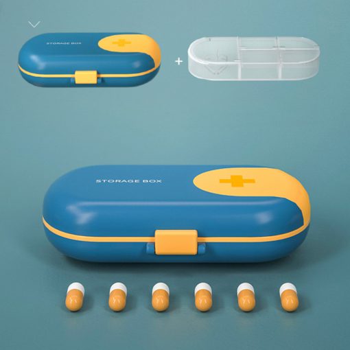 Potovalna torbica za tablete, škatla za tablete, potovalna tabletka, prenosna potovanja