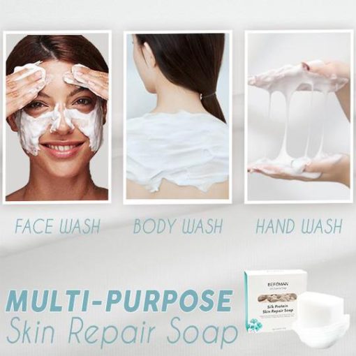 Premium Silk Protein Repair Soap សូត្រពិសេស ជួសជុលប្រូតេអ៊ីន