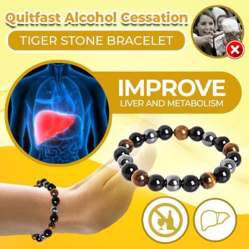 Quitfast Alcohol Cessation Tiger Stone Bracelet,Alcohol Cessation Tiger Stone Bracelet,Tiger Stone Bracelet,Alcohol Cessation Tiger Stone