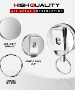 Key Ring,Retractable Anti Lose Key Ring