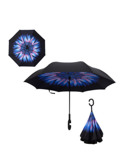 Ветроустойчив чадър, Обратен ветроустойчив чадър