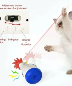 Laser Cat Toy,Rooster Laser Cat Toy,Rooster Laser Cat,Cat Toy,Laser Cat