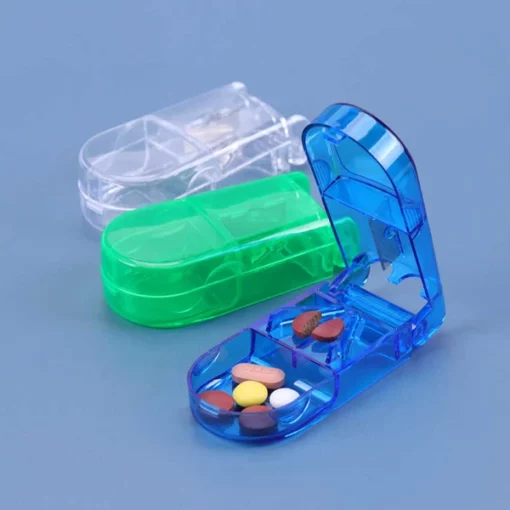 Safety Shield Pill Cutter, Pill Cutter, Safety Shield, Medicine Case