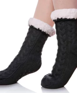 AEXZR™ Fleece-Lined Slipper Socks