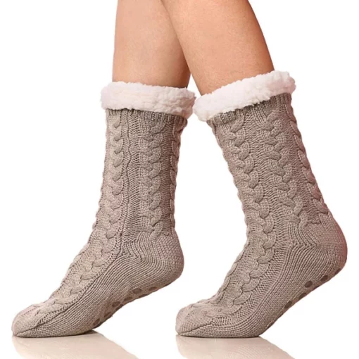 Sherpa Lined Slipper Socks, Lined Slipper Socks, Slipper Socks, Sherpa Lined Slipper, Sherpa Lined