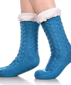Sherpa Lined Slipper Socks,Lined Slipper Socks,Slipper Socks,Sherpa Lined Slipper,Sherpa Lined